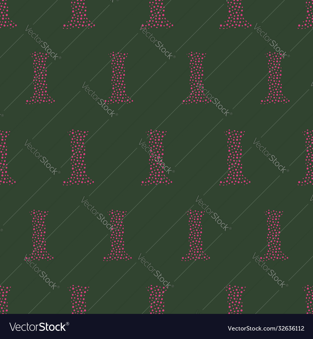 I from alfabet repeat pattern print background vector image I from alfabet repeat pattern print background