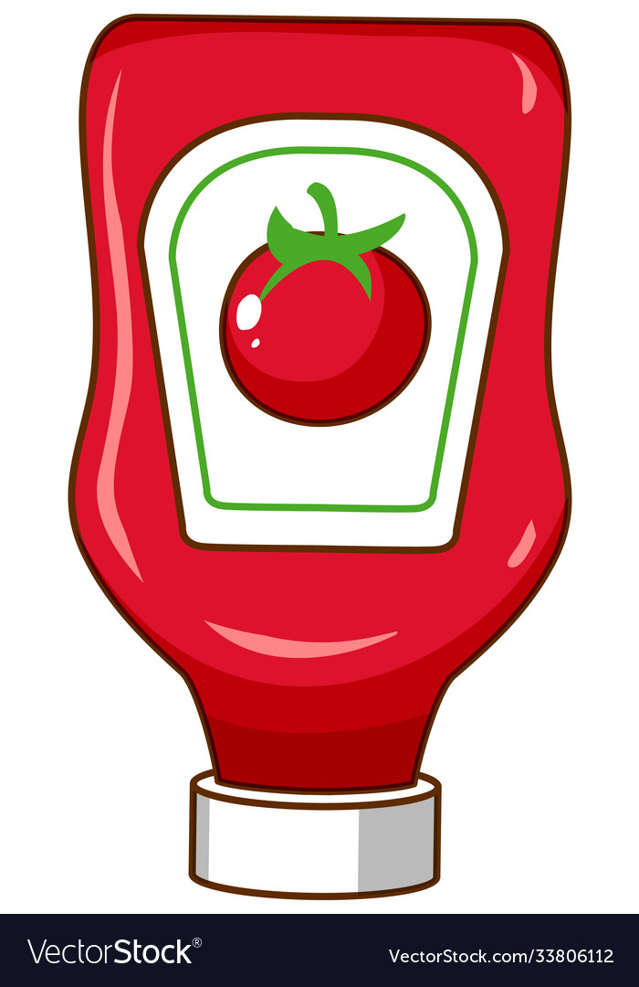 Ketchup Bottle Clip Art Black And White