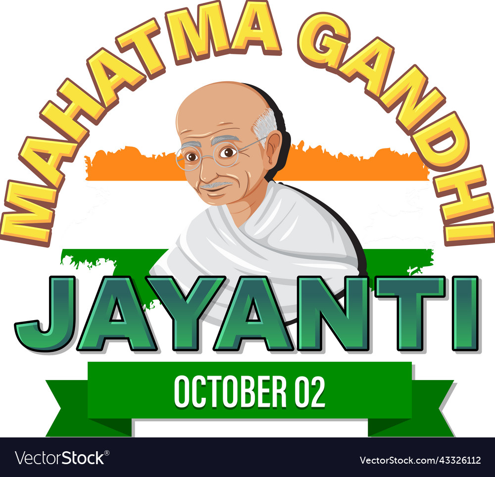 Mahatma gandhi Tag Oktober 2 Banner Design