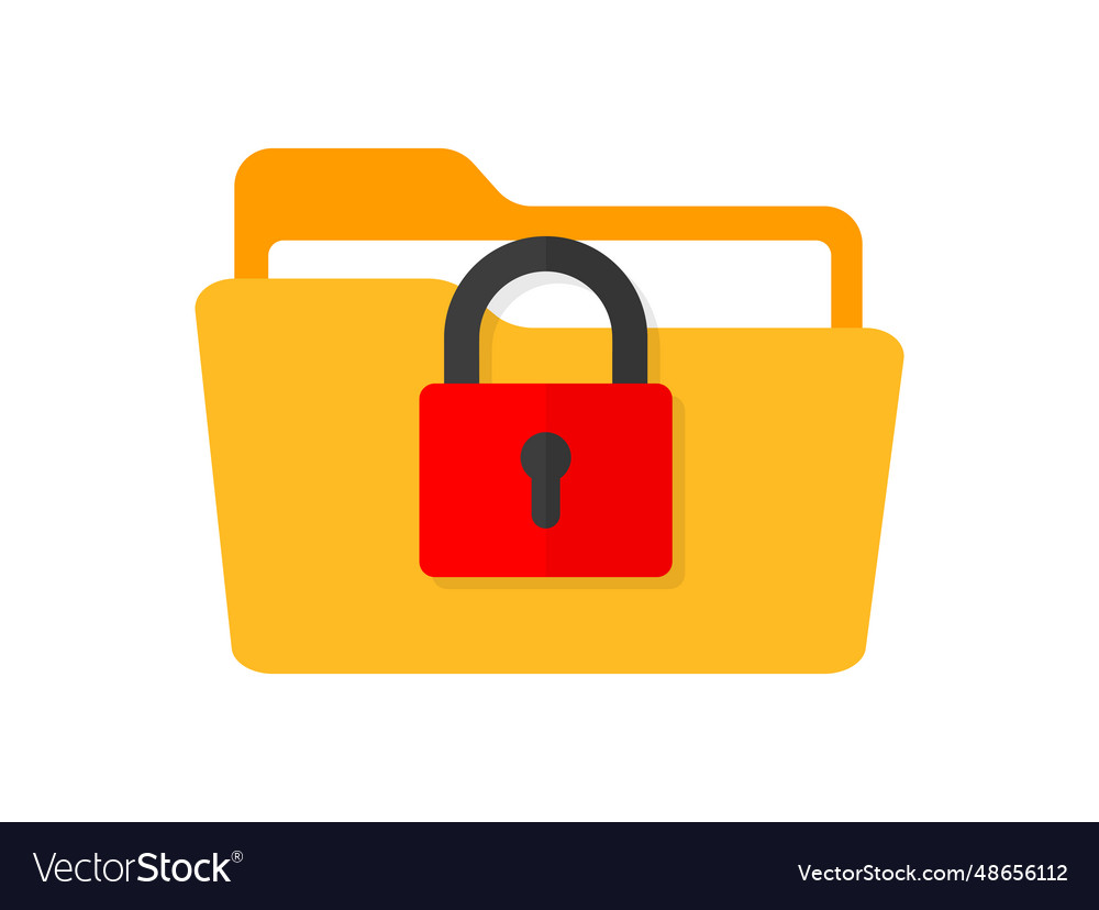 Secure files folder with paper documents privacy