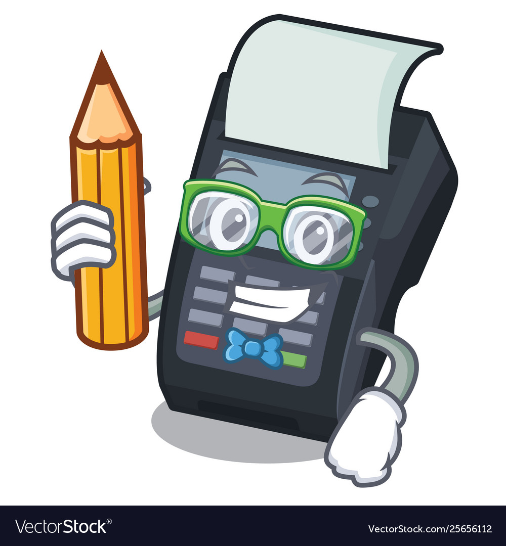 Student machine edc isolated in mascot