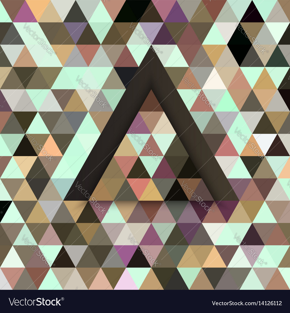Triangular abstract background