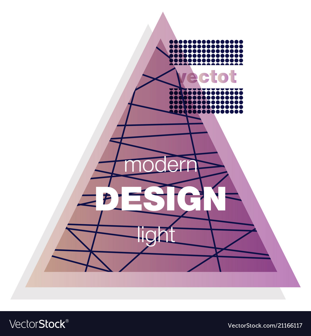 Abstract colorful triangle dynamic splash liquid vector image Abstract colorful triangle dynamic splash liquid