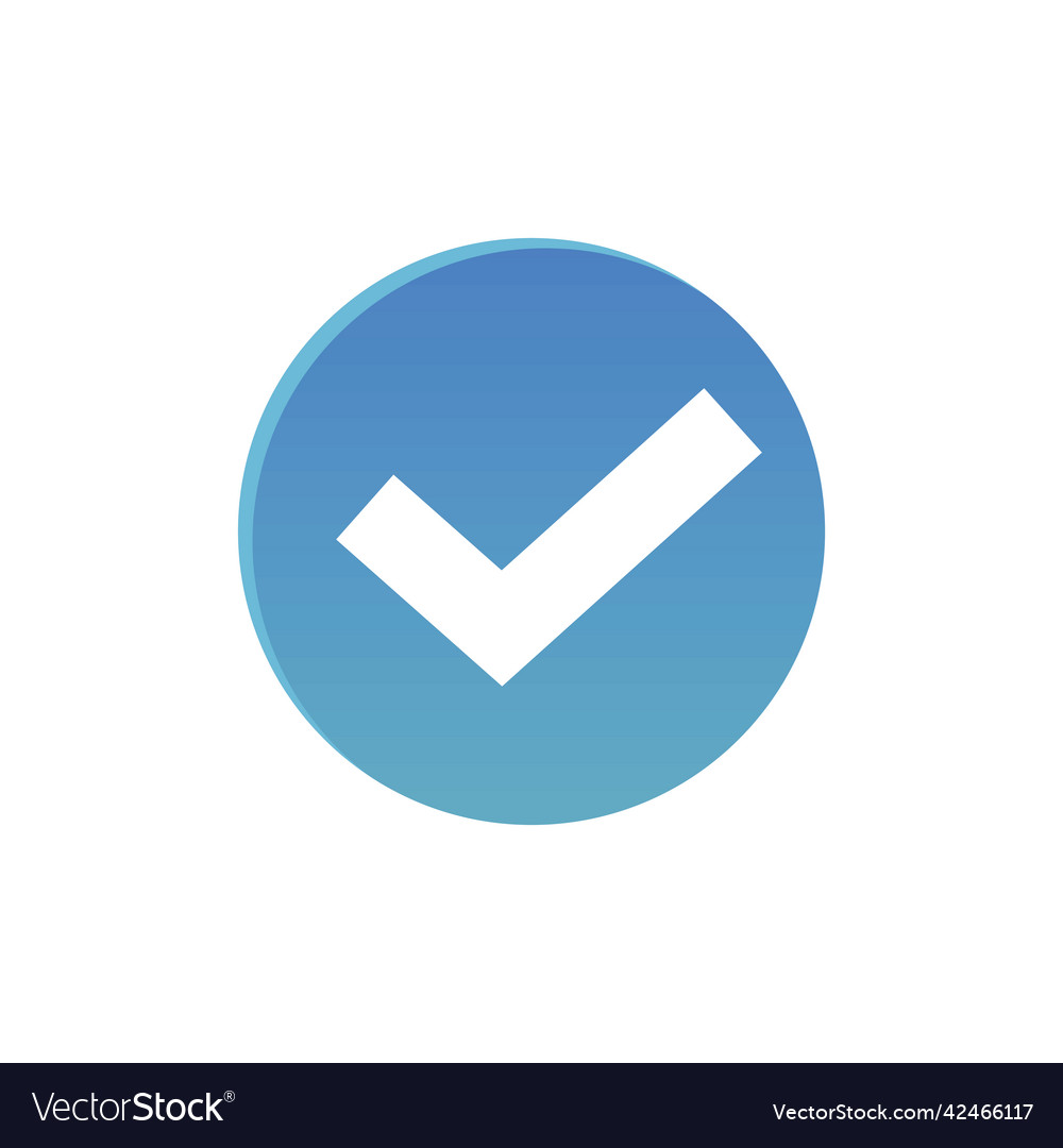Check mark button