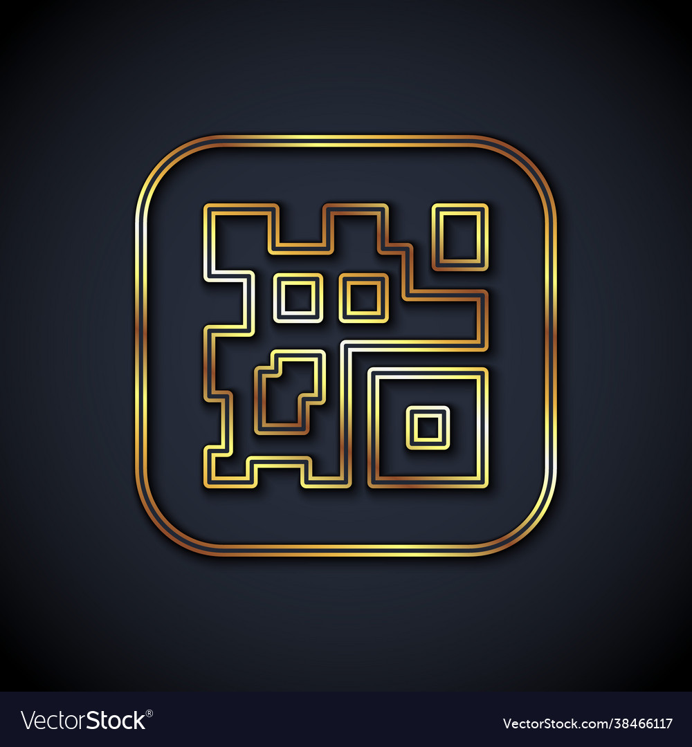 SYMBOL QR CODE GOLD PNG Images PSDs For Download PixelSquid, 42% OFF