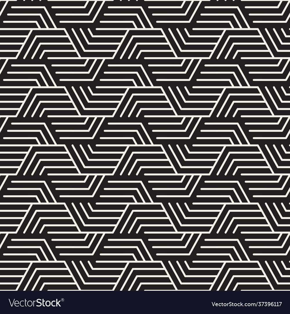 Seamless pattern repeating geometric lines Vector Image