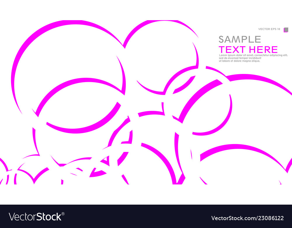 Abstract background with circles vector image Abstract background with circles