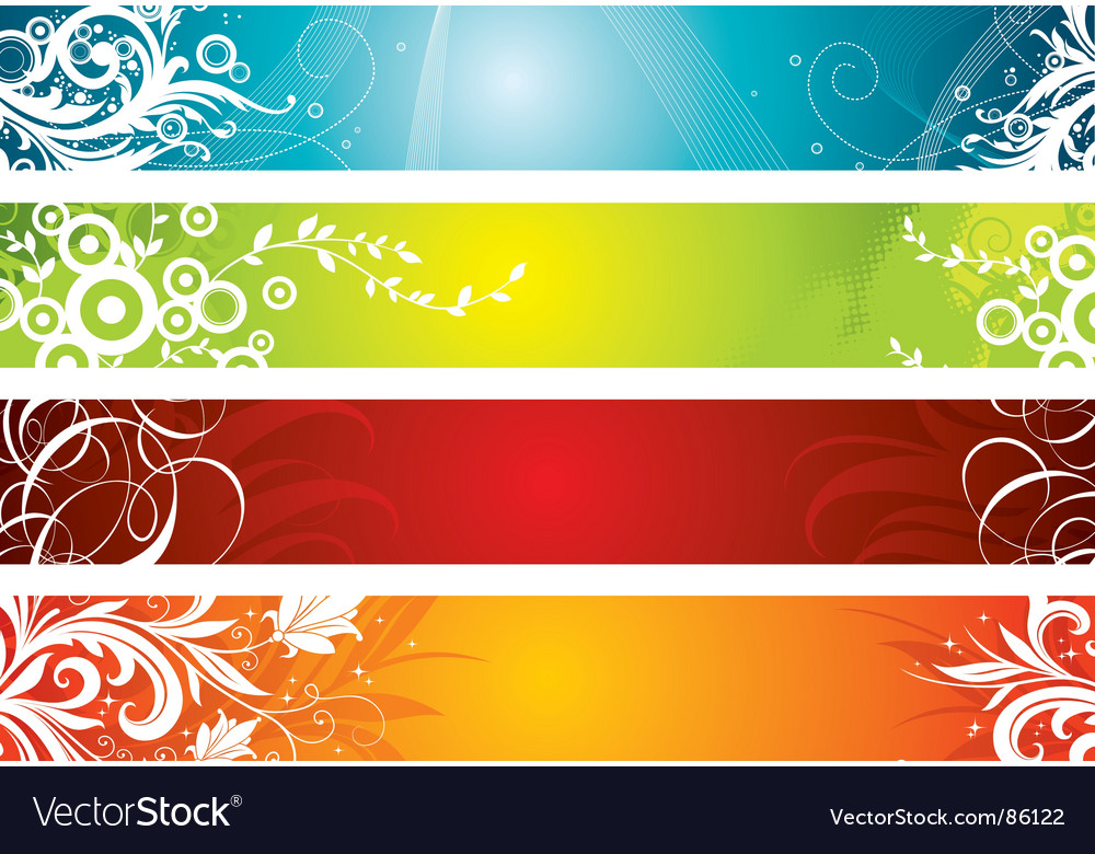 Banners Royalty Free Vector Image - VectorStock