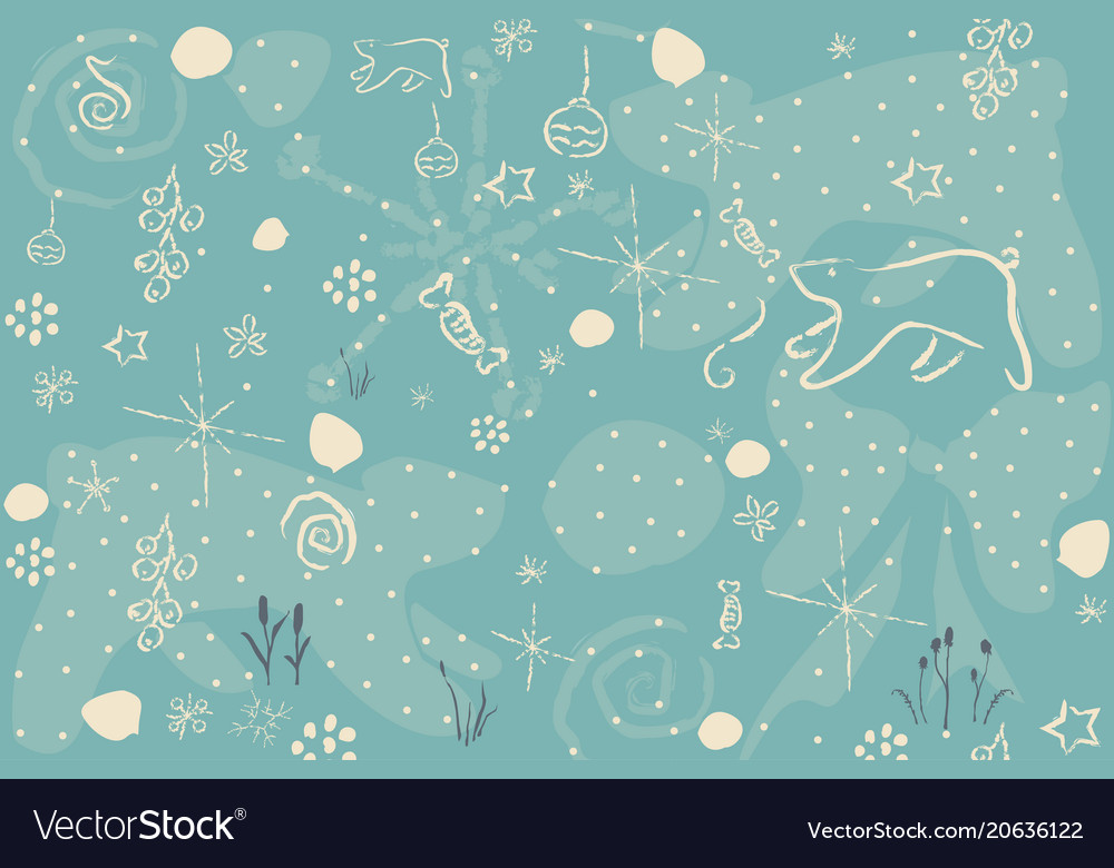 cute winter background with