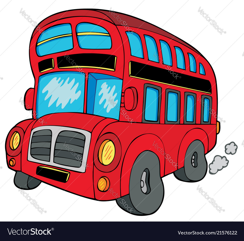 Doubledecker bus Royalty Free Vector Image - VectorStock