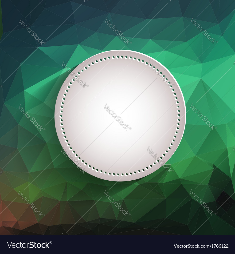 Modern White Button Icon Template