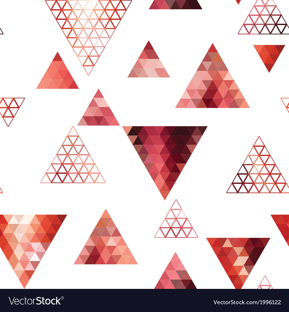 Retro pattern of geometric shapes