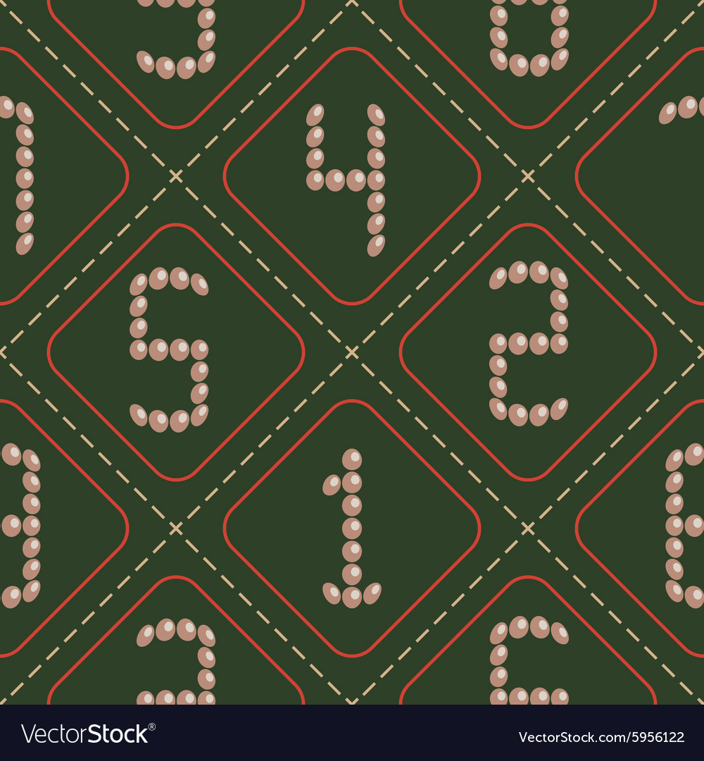 Seamless background with numbers