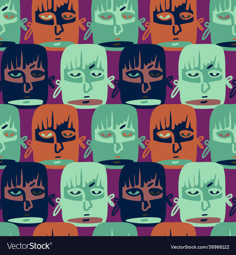 Seamless pattern design vector image Seamless pattern design