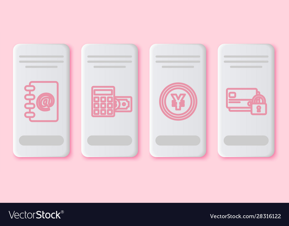 Set line address book calculator with dollar