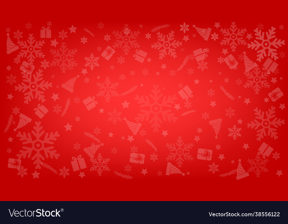 Snowflake with christmas object background