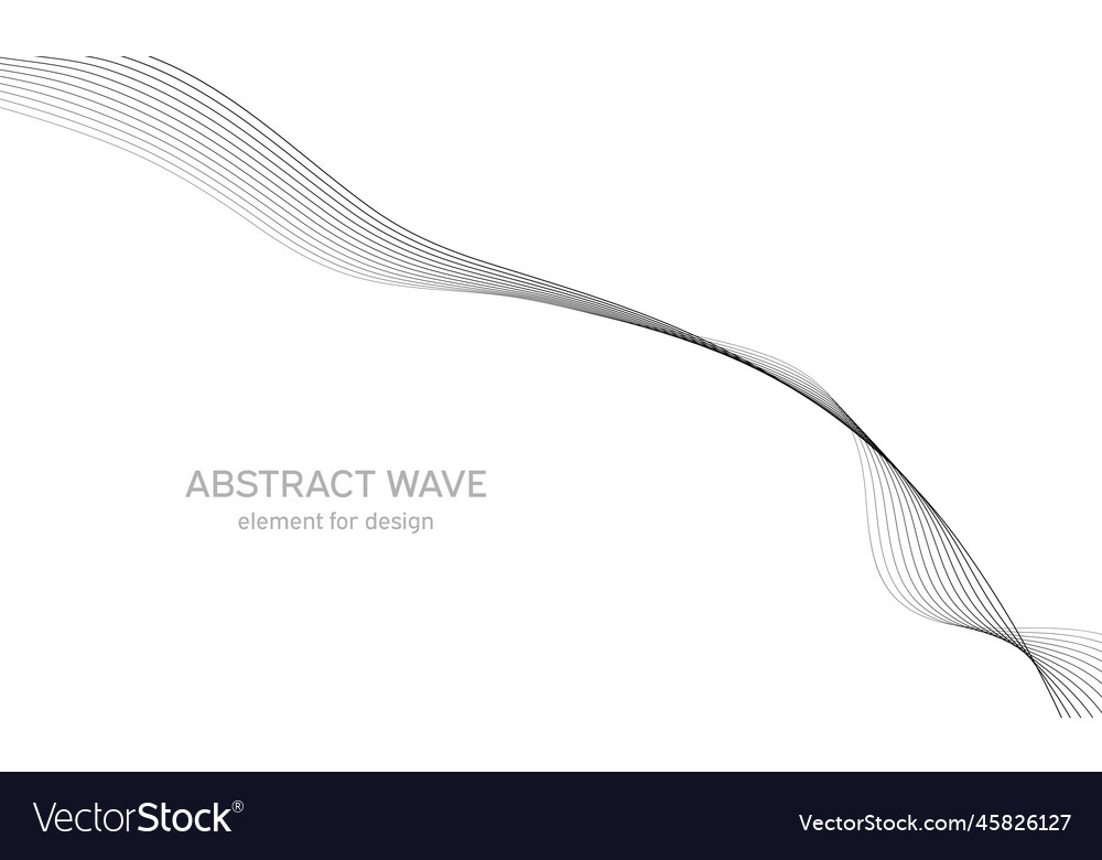 Abstract wave element for design digital vector image Abstract wave element for design digital