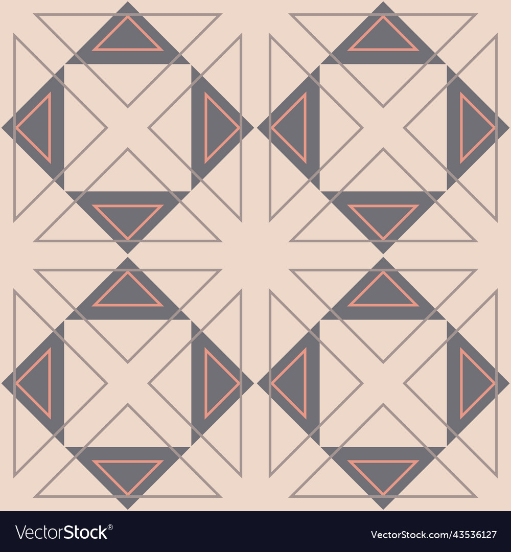 Geometry triangle shape seamless pattern