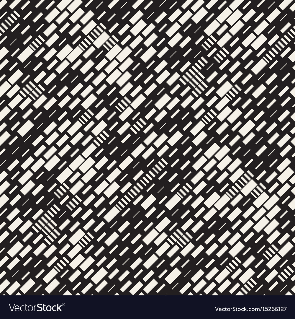 Irregular Monochrome Dash Pattern