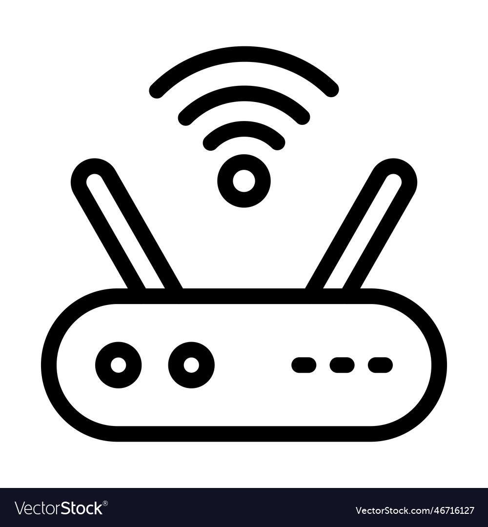 Router thick line icon for personal