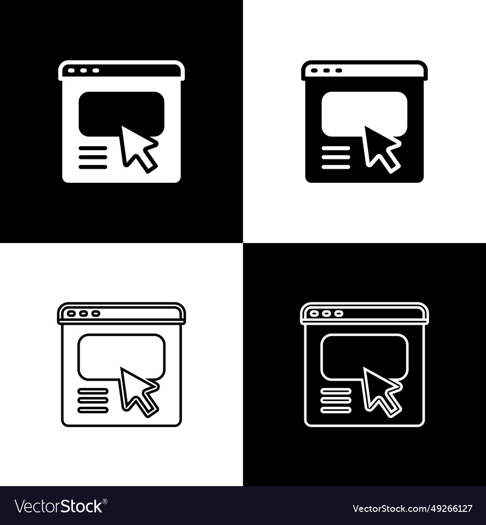 Set ui or ux design icon isolated on black