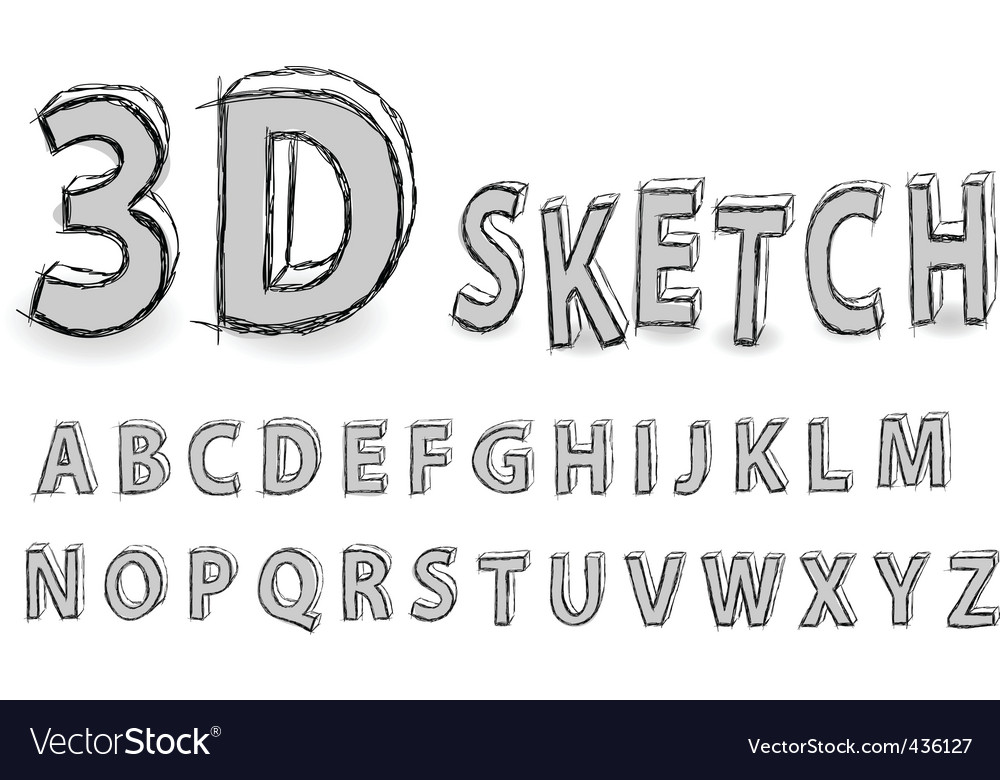 Sketch Alphabet