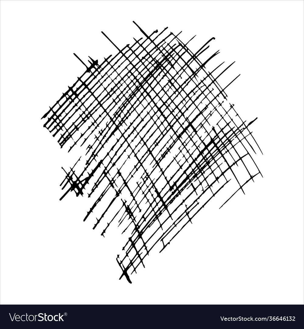 Abstract white background with black grunge lines Vector Image