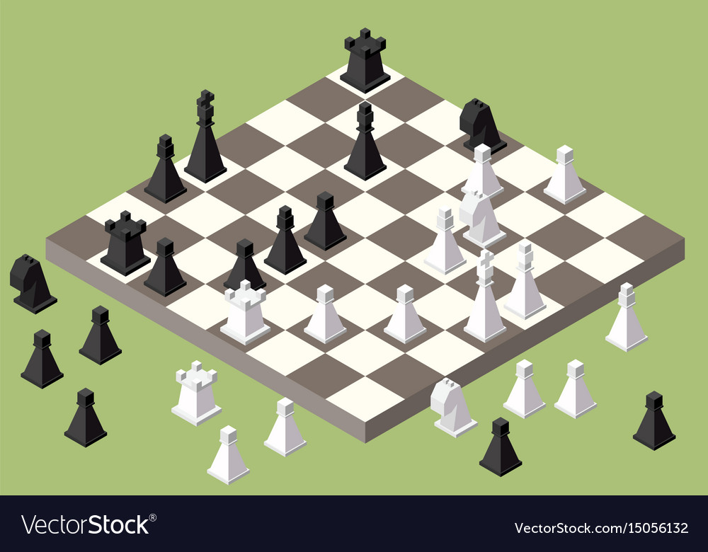 Chess isometric game series