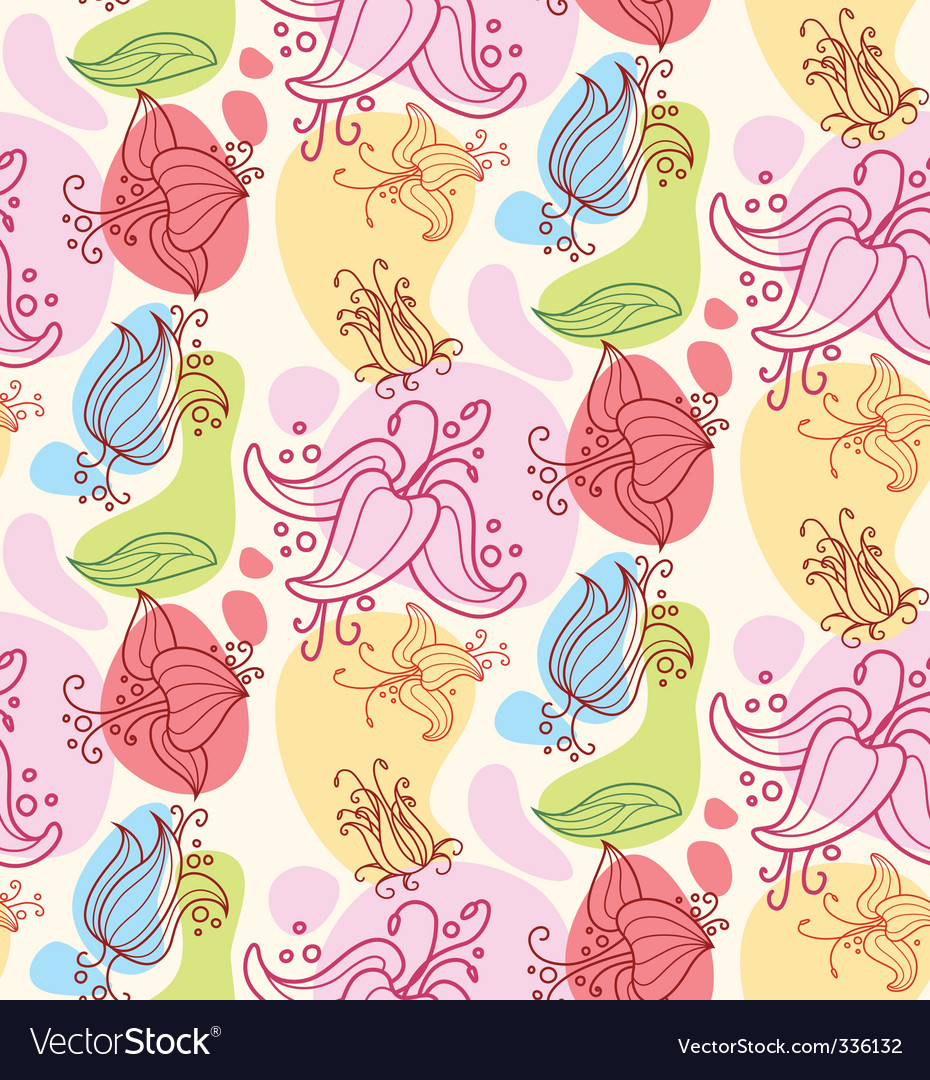 Decorative floral pattern