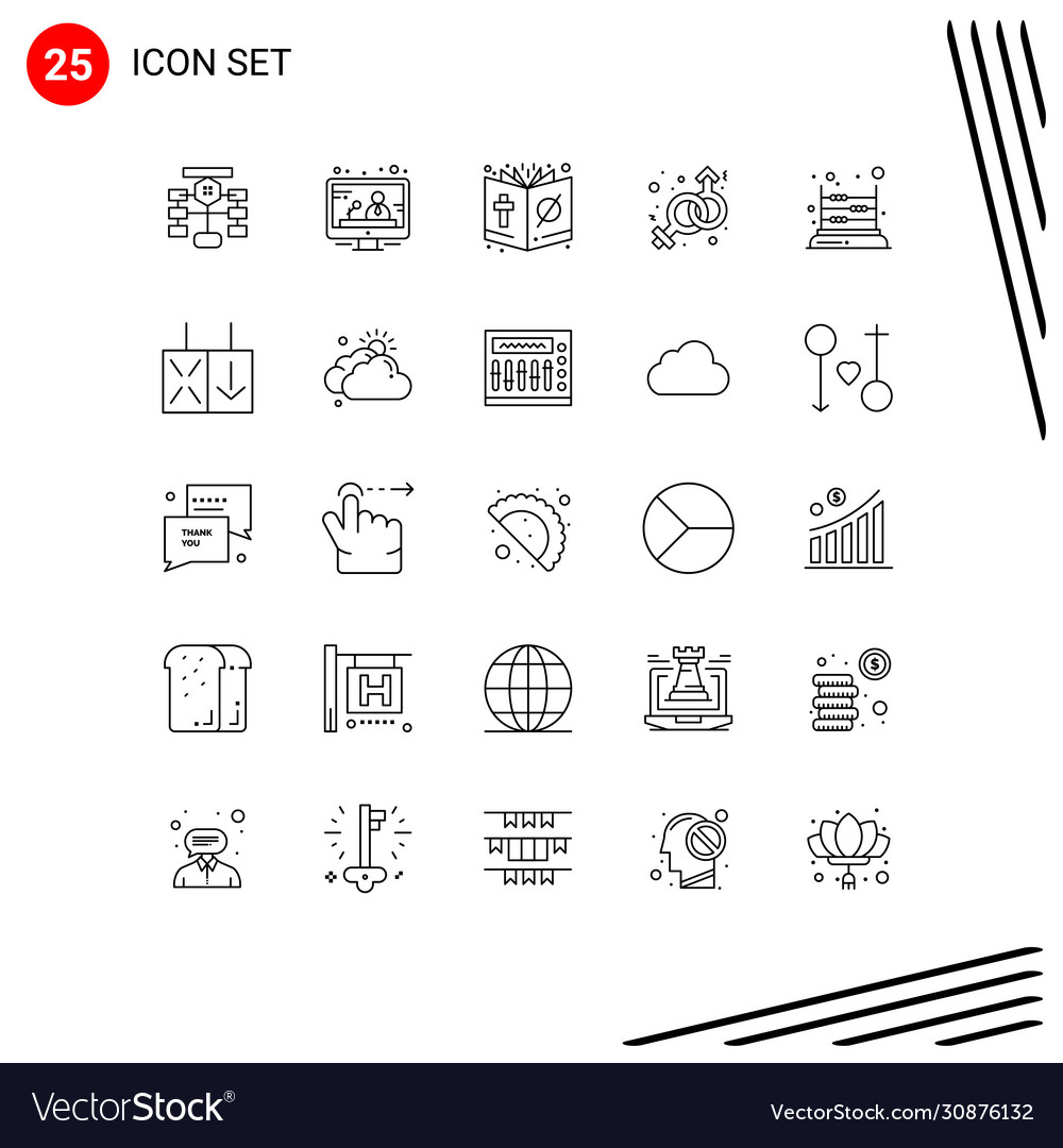 Editable line pack 25 simple lines game