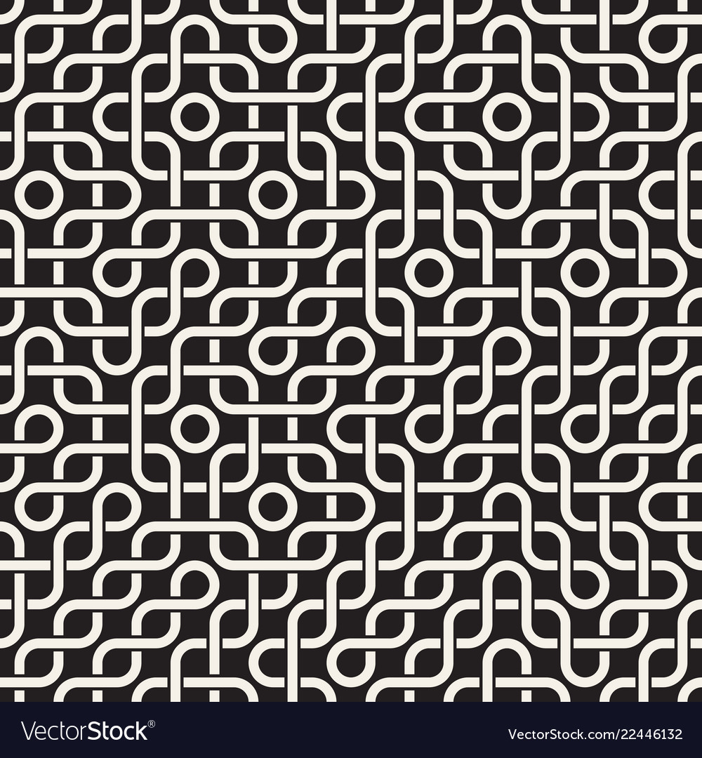 Geometric Line Tiling Pattern