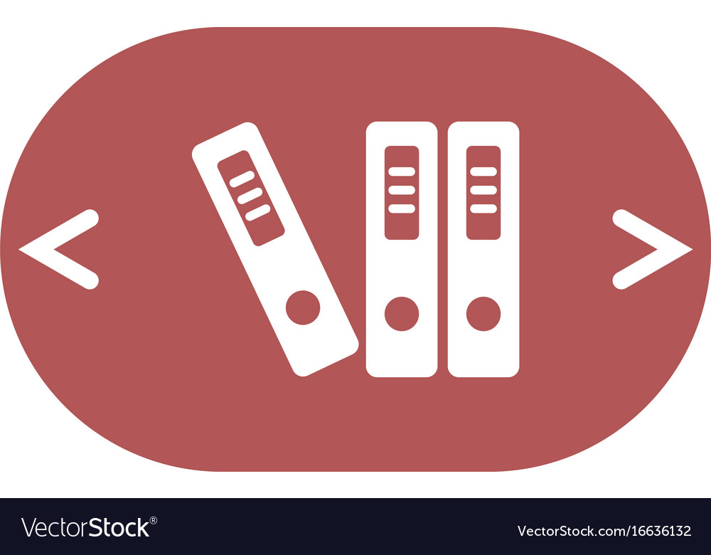 Large folders with documents web icon design