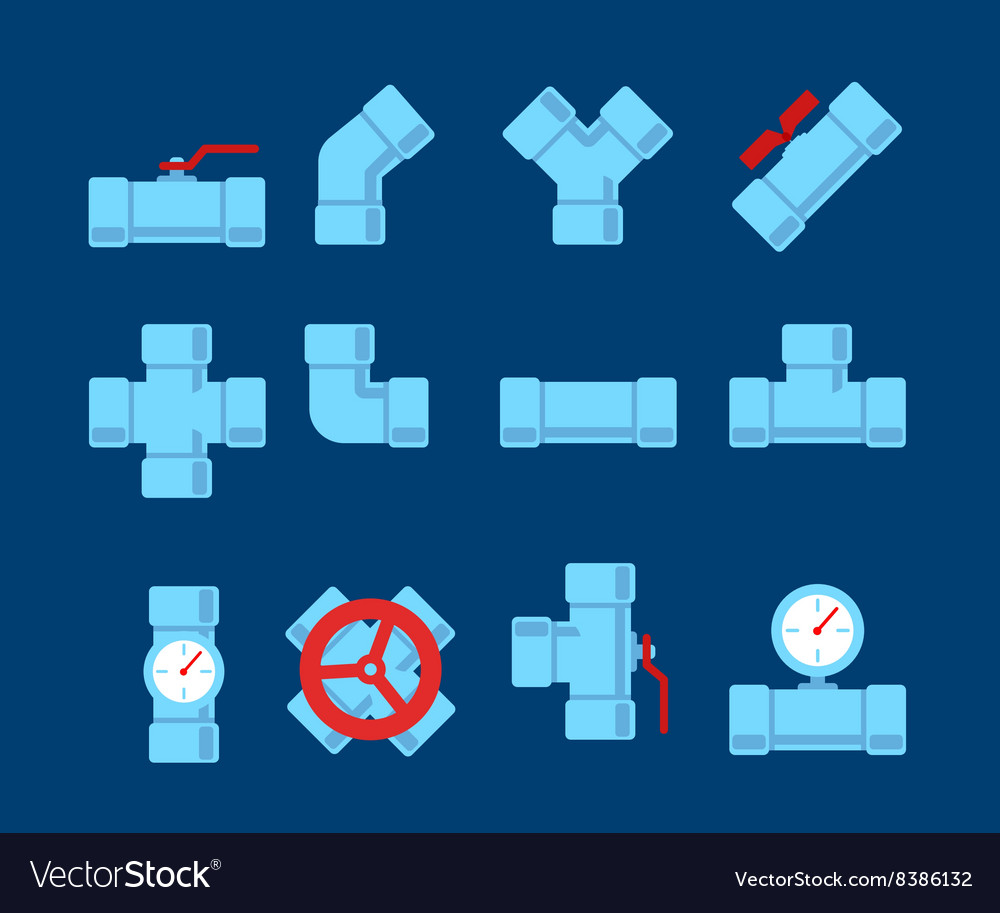 Pipe fitting set pipeline for repair