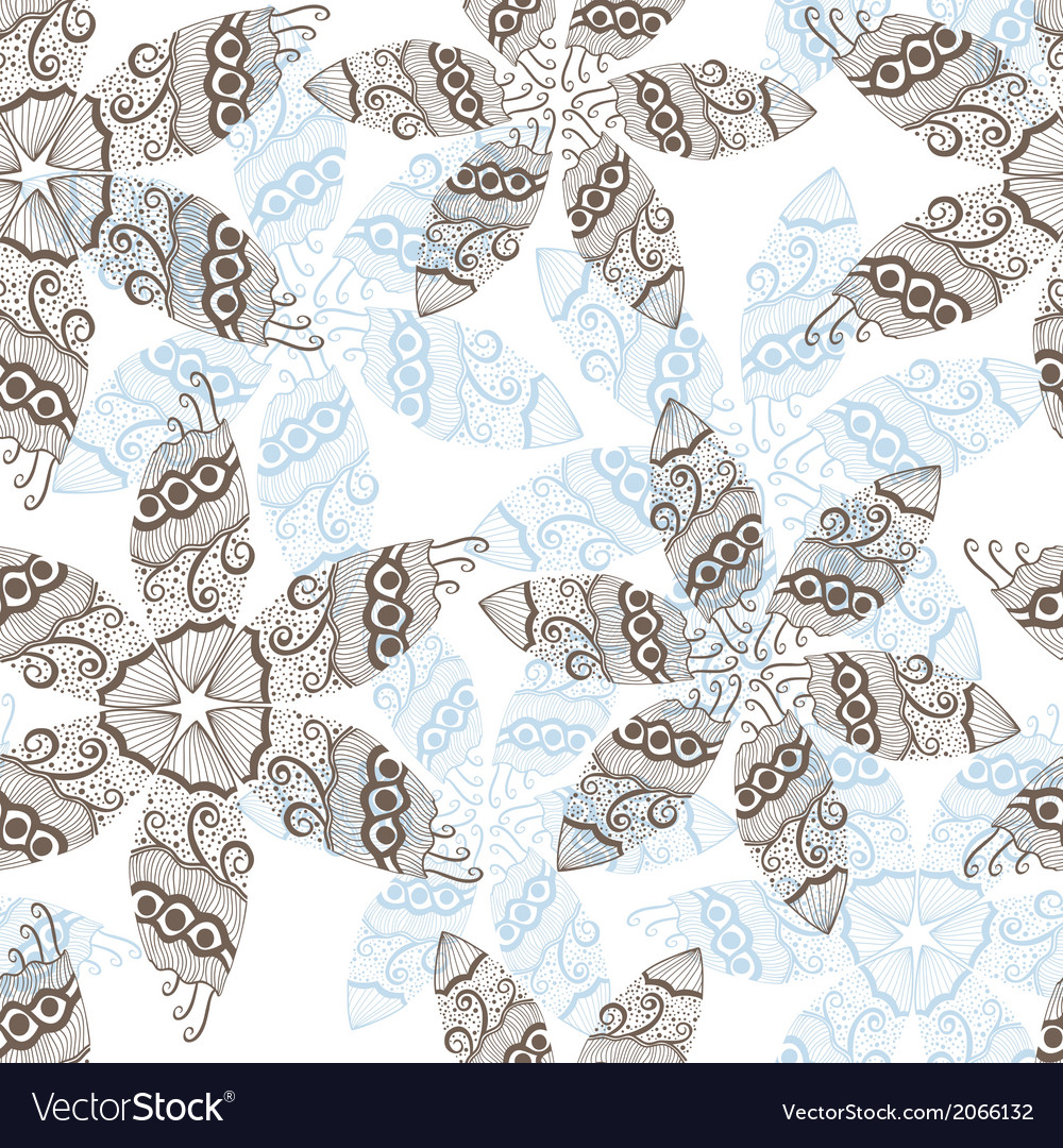 Seamless texture with flowers endless floral