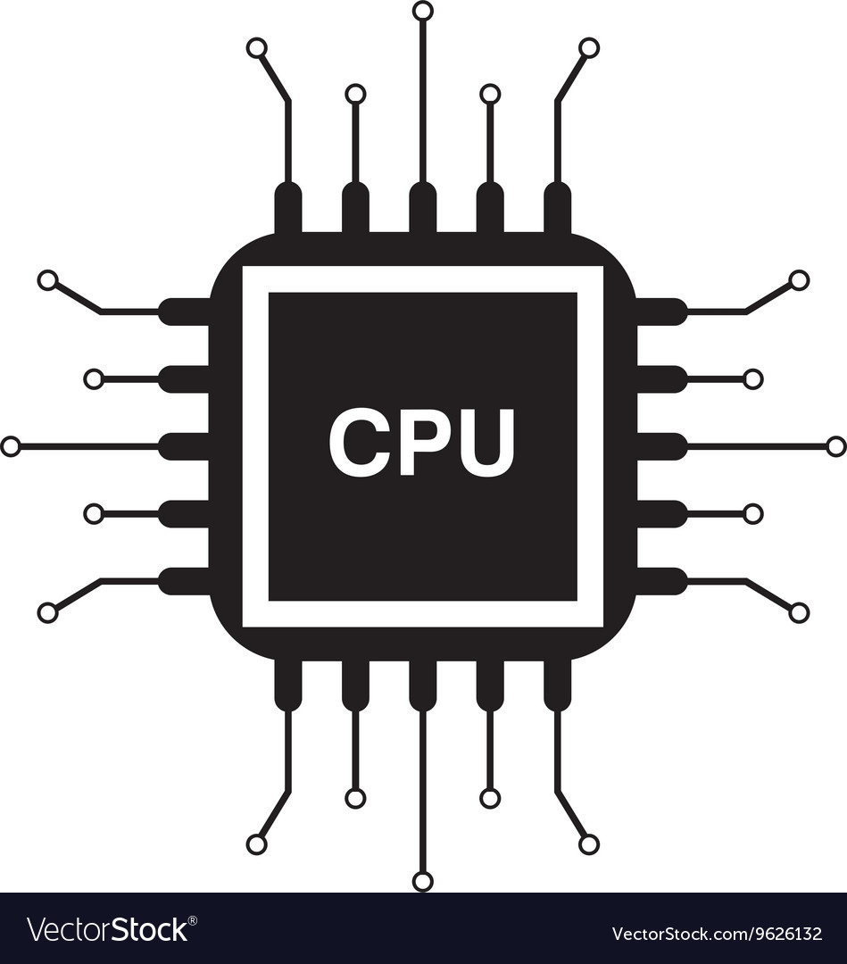 Simple cpu icon