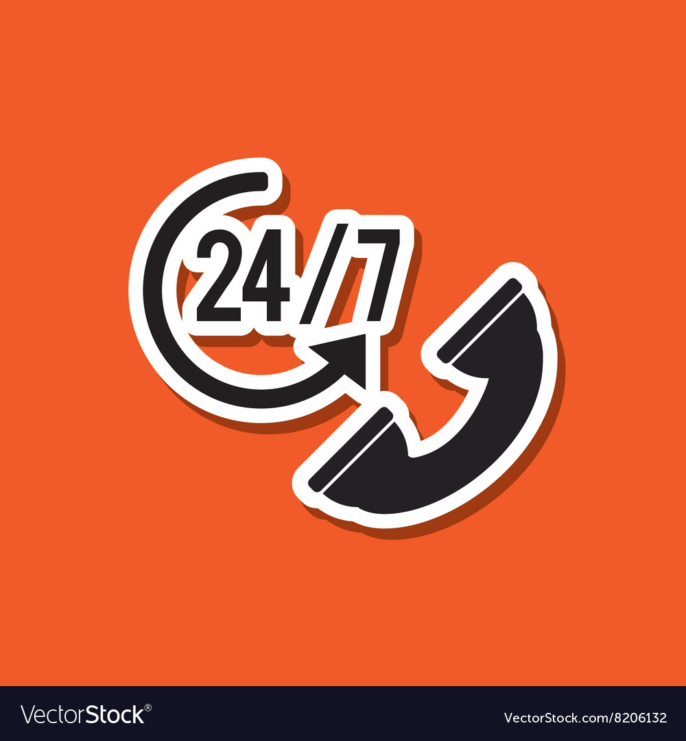 Time and technical service icon design