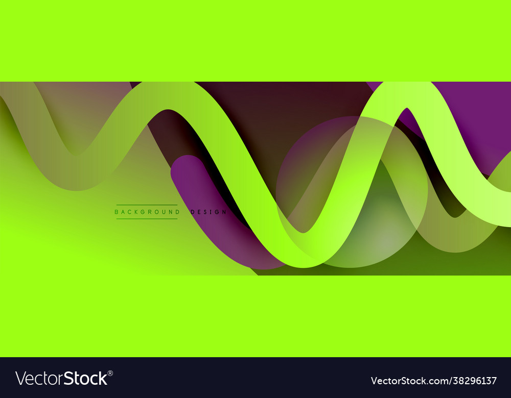 Abstract gradient background with wave line Vector Image Abstract gradient background with wave line