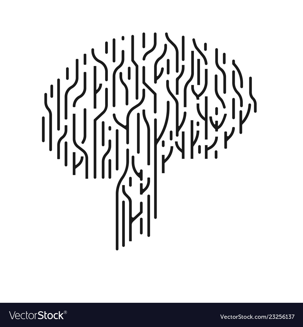 Big data and artificial intelligence concept vector image Big data and artificial intelligence concept