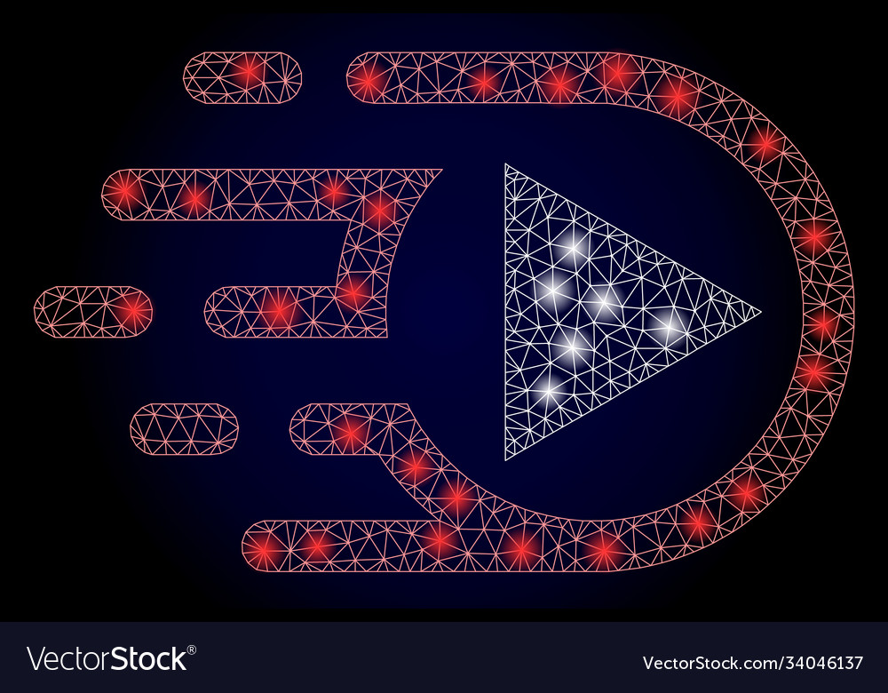 Bright polygonal net play function with light