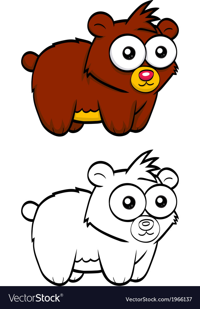 Cartoon bear