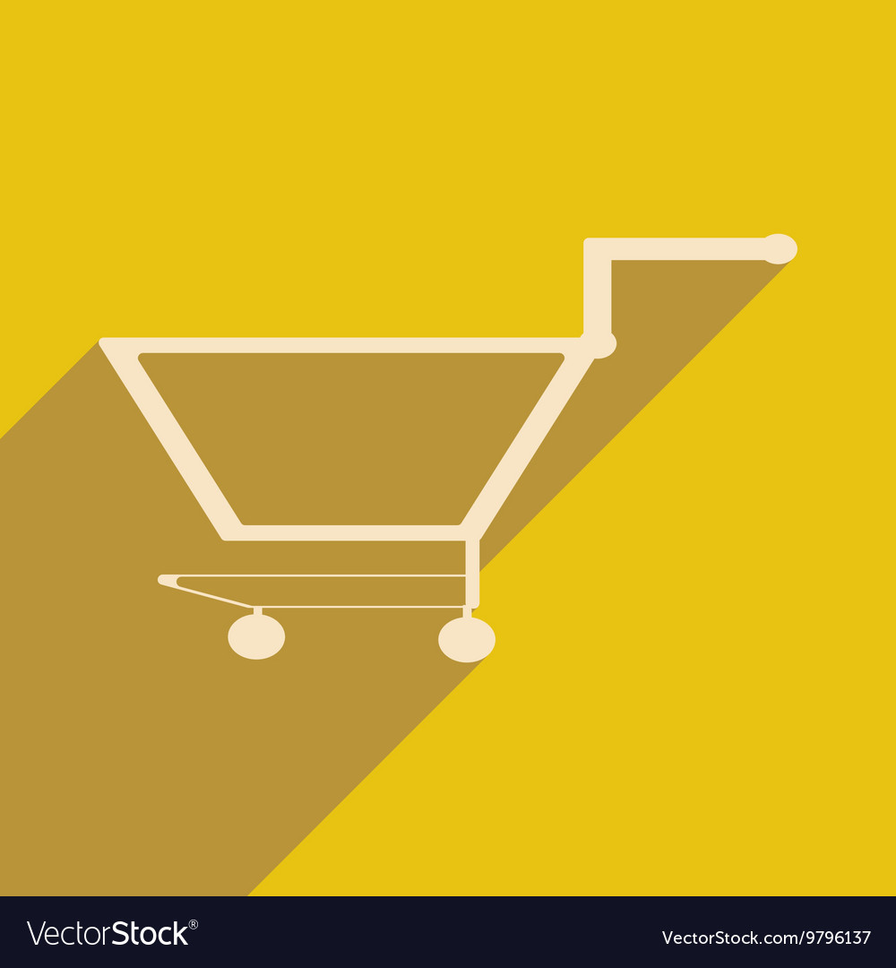 Flat with shadow icon and mobile application