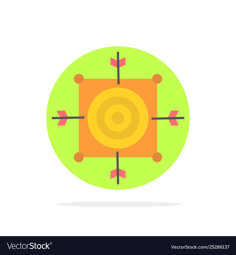 Focus board dart arrow target abstract circle