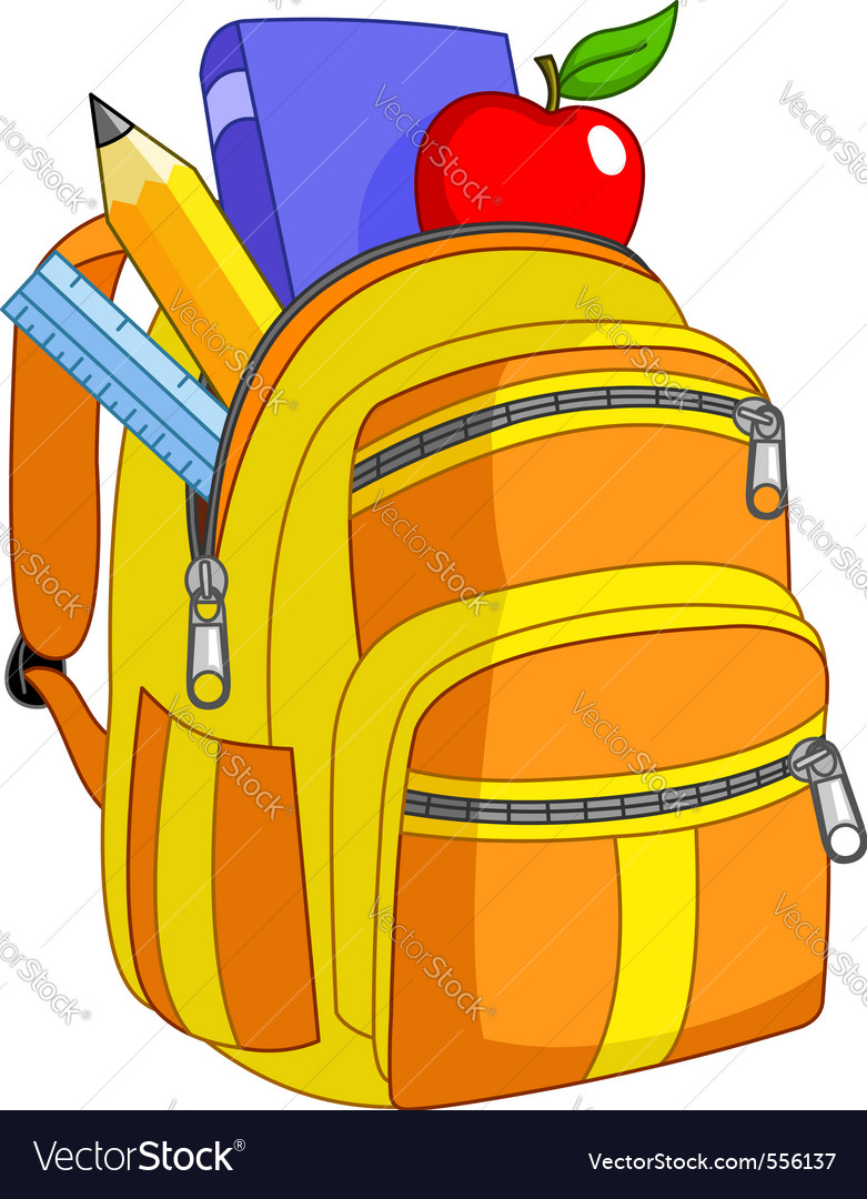 backpack vector