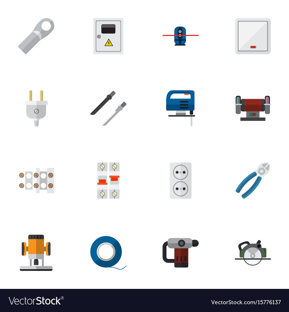 Set of 16 editable instruments icons includes