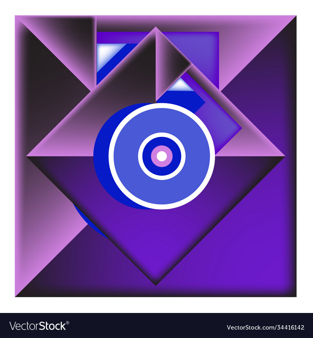 Abstract modern triangles background pattern vector image Abstract modern triangles background pattern