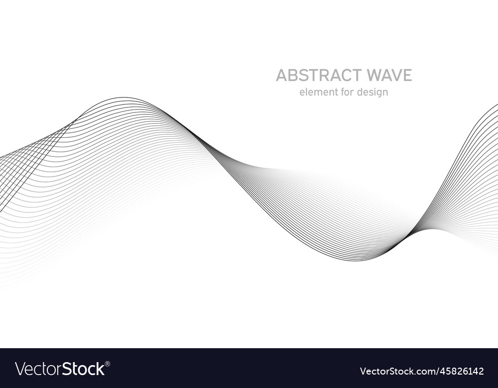 Abstract wave element for design digital Vector Image Abstract wave element for design digital