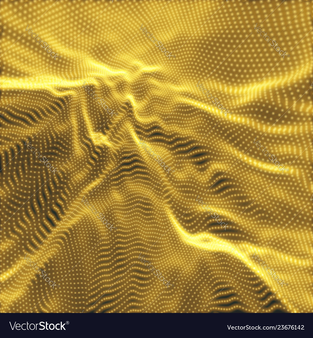 Array mit dynamischen Partikeln 3d-Technologie Textur