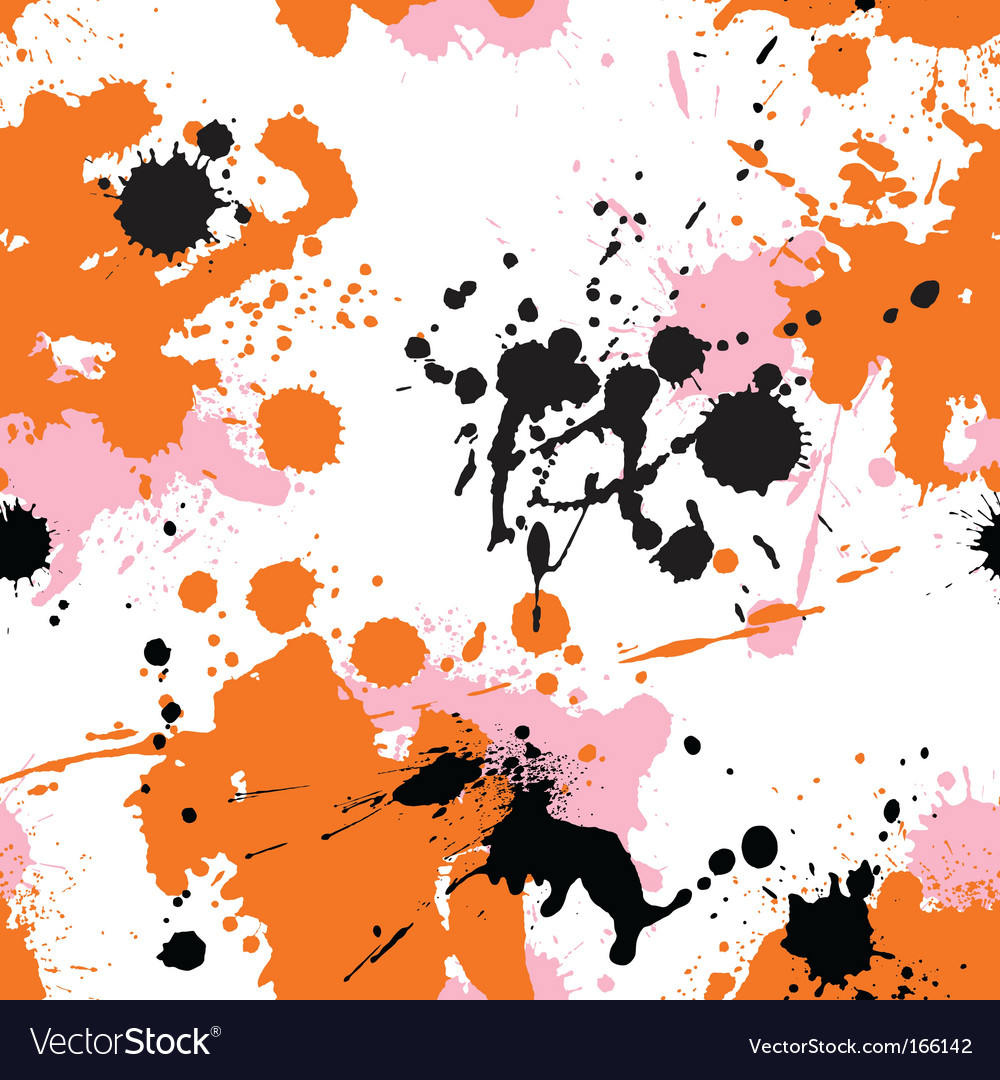 Colorful Ink Splatter Pattern