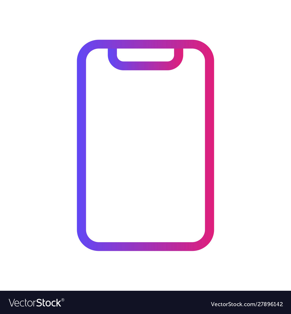 Gradient cell icon with white background
