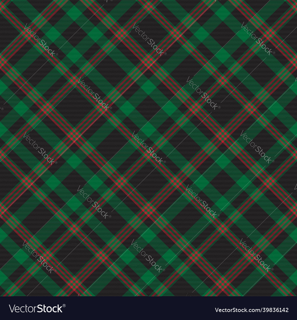 Green diagonal plaid tartan textured seamless vector image Green diagonal plaid tartan textured seamless